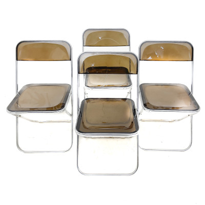 Image for Lot Four Mid-Century Modern Folding Chairs