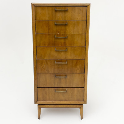 Mid-Century Modern Broyhill Premier Walnut Semanier