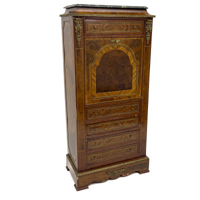 Image for Lot Napoleon III Style French Lady's Secretary Desk