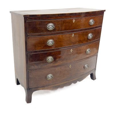 Image for Lot Regency Bowfront Chest