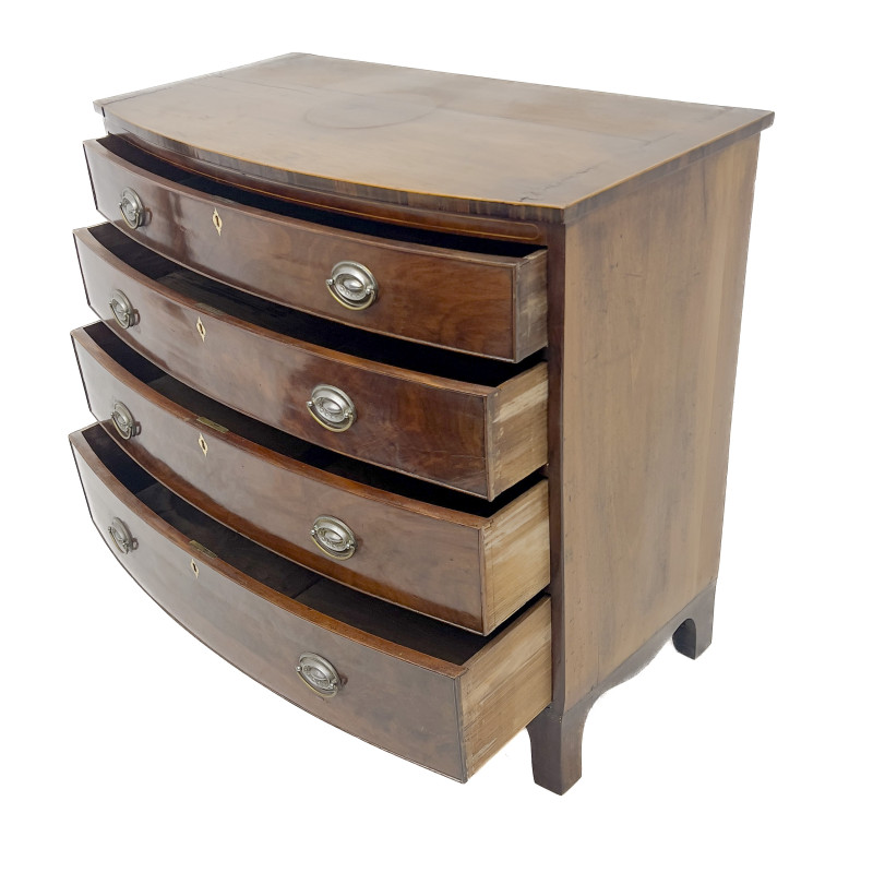 Regency Bowfront Chest