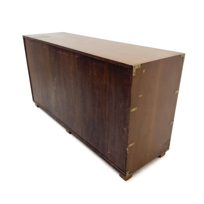 Baker Furniture - Campaign Style Triple Dresser
