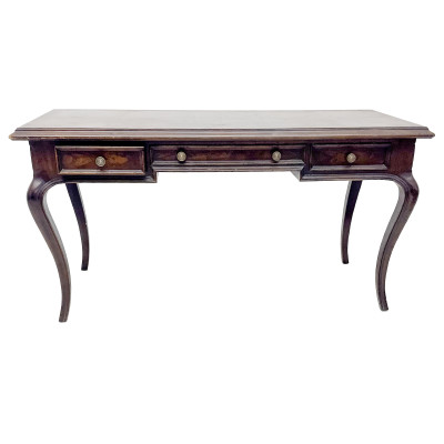 Image for Lot A Henredon "Four Centuries" Collection French Provincial Style Walnut Writing Desk