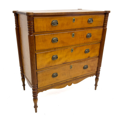 Image for Lot American Sheraton Chest