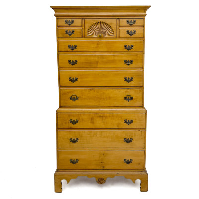 Dunlap Style Tall Chest