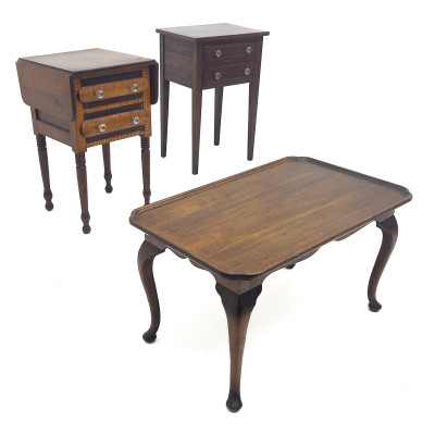 Image for Lot Three Antique Low Tables
