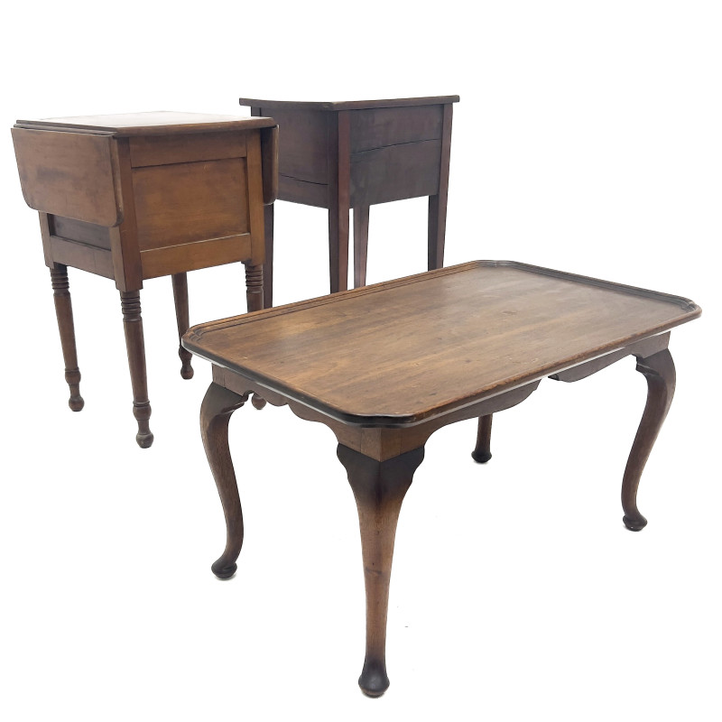 Three Antique Low Tables