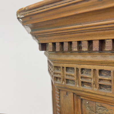 Antique American Pine Corner Cabinet