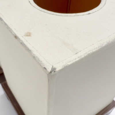Dominic Chambon - A Pair of Contemporary Table Cube Lamps