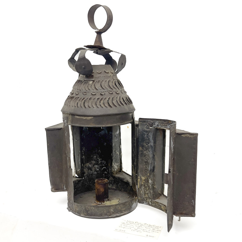 A Group of Three American Style Painted Iron Lighting Fixtures
