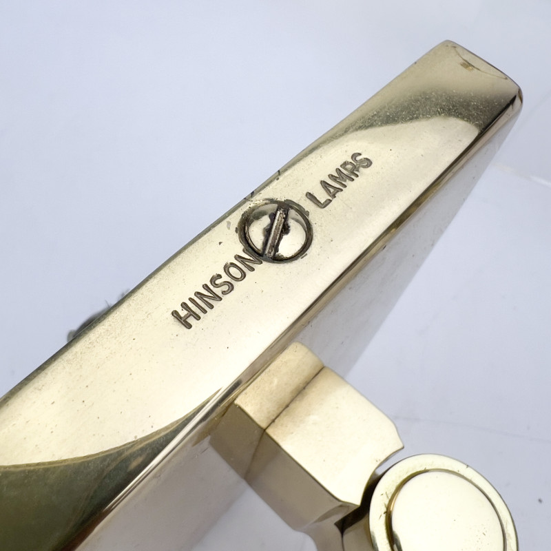 George Hansen - Modern Brass Swing-Arm Wall Sconces for Hinson