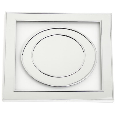Modern Wall Mirror and Backgammon Set