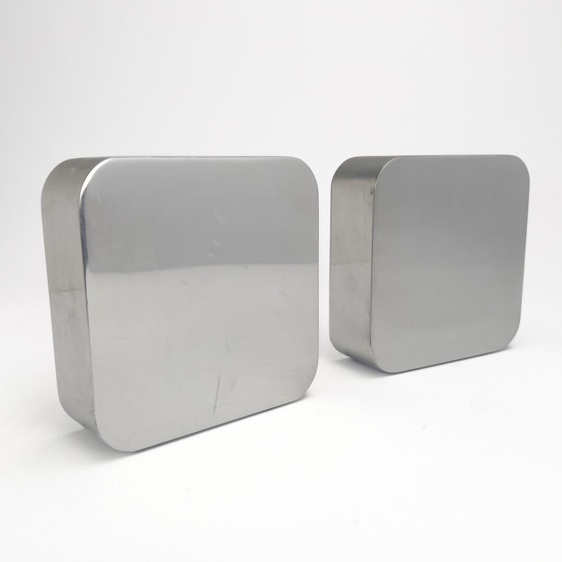 William Skarloff (Attributed) - Chrome Bookend Pair