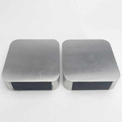William Skarloff (Attributed) - Chrome Bookend Pair