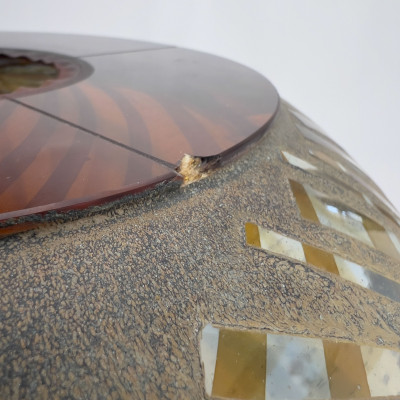 Robert Palusky - Spherical Art Glass Vase