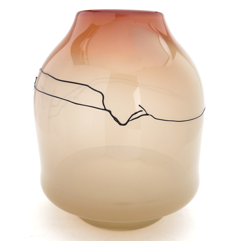 Jack Schmidt - Penland Studio Art Glass "Basket" Vessel