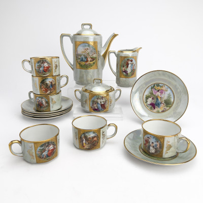 Image for Lot Vienna Style Coffee and Tea Service