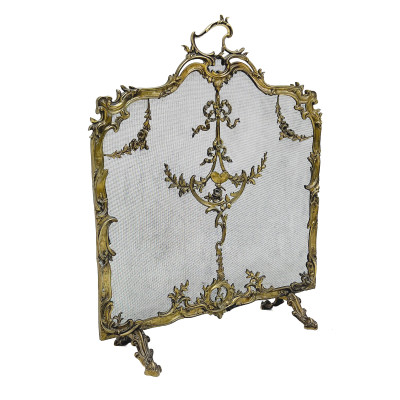 Image for Lot Louis XV Style Gilt Bronze Fire Screen