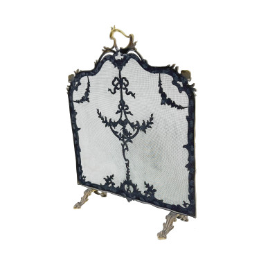 Louis XV Style Gilt Bronze Fire Screen