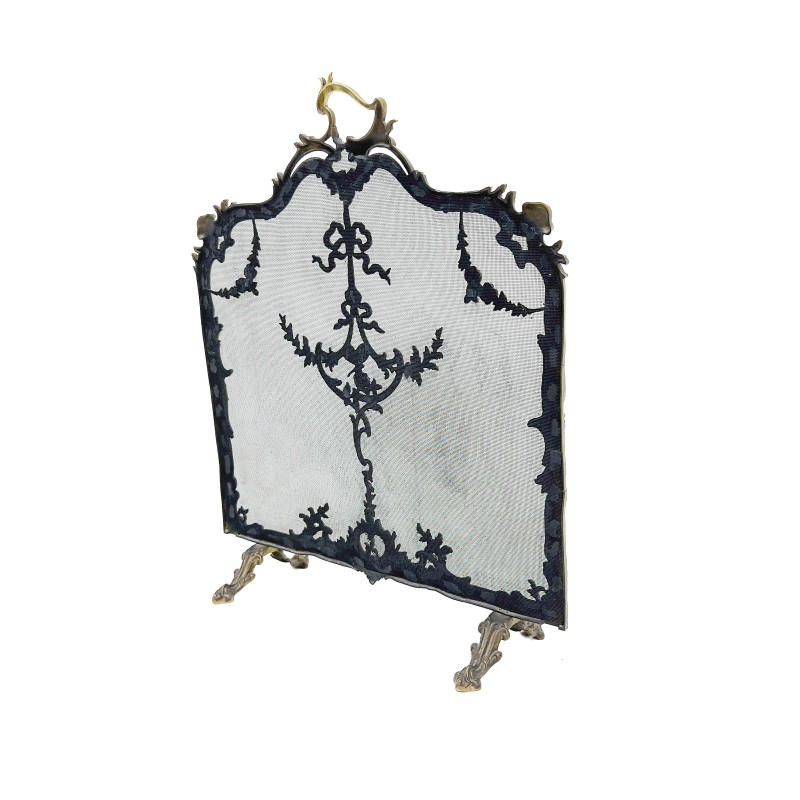 Louis XV Style Gilt Bronze Fire Screen