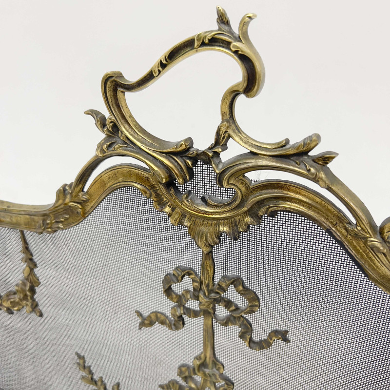 Louis XV Style Gilt Bronze Fire Screen