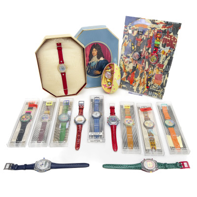 Image for Lot Swatch - Watch Collection Including Rotella Set, BeepUp, & Other Special Editions