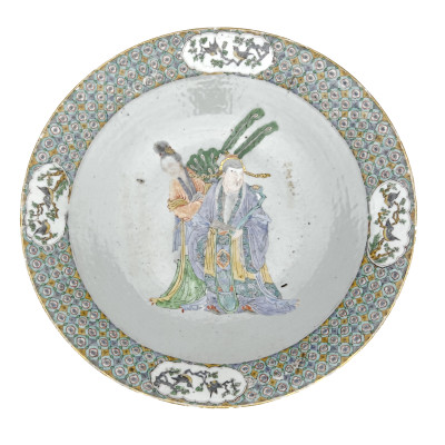 Image for Lot Chinese Famille Verte Dish