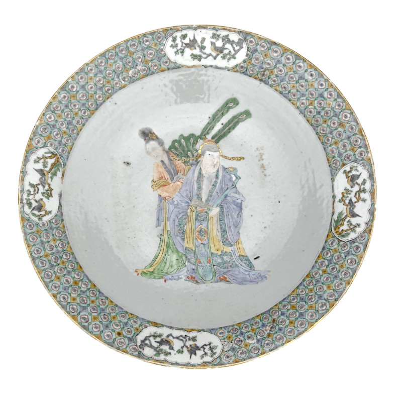 Chinese Famille Verte Dish
