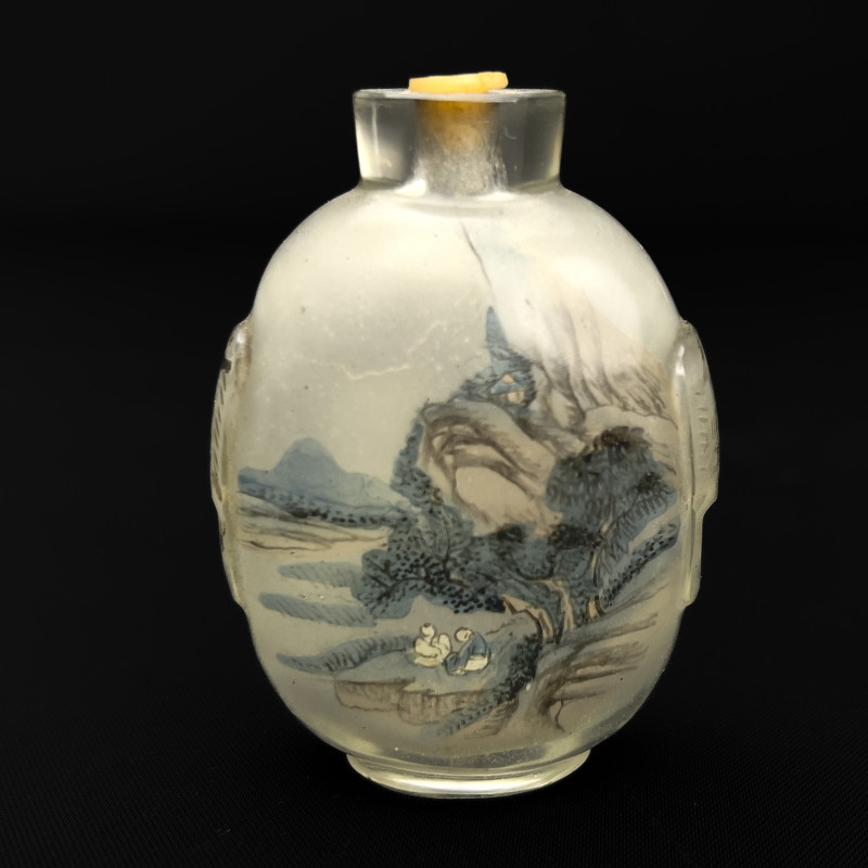 Chinese Inside-Painted Rock Crystal Snuff Bottle