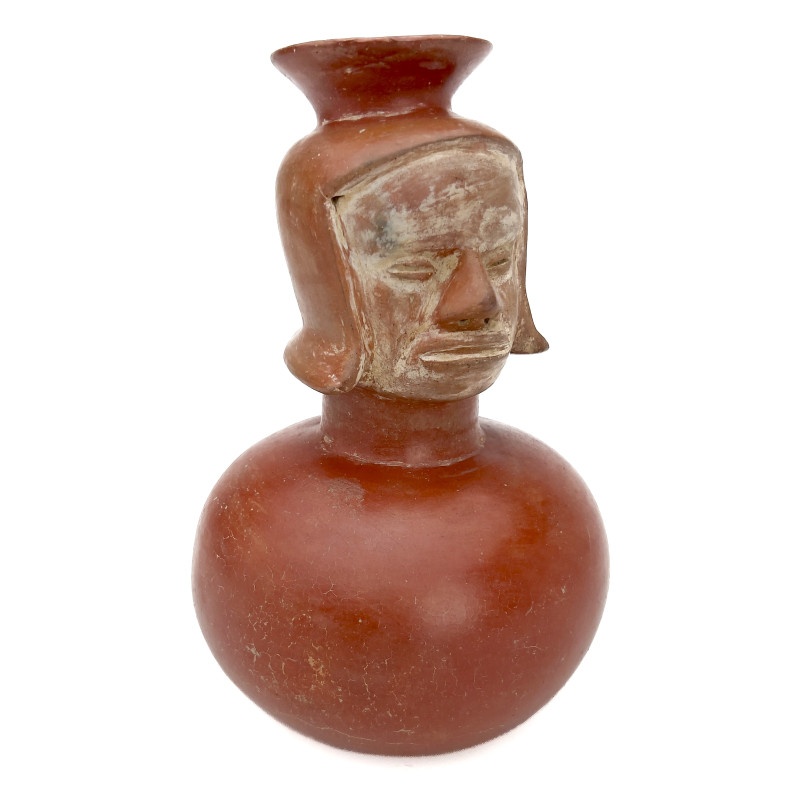 Pre-Columbian Colima Redware Effigy Vessel