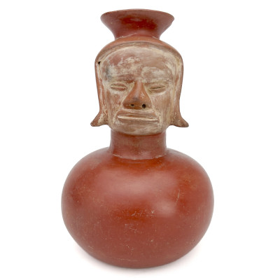 Pre-Columbian Colima Redware Effigy Vessel