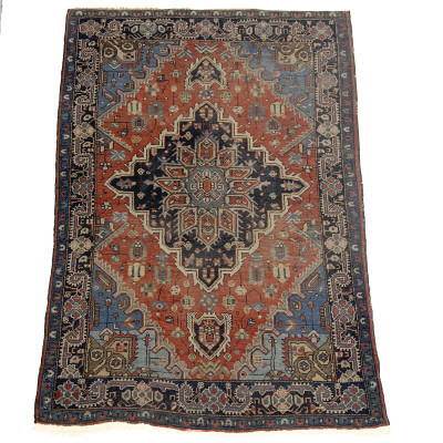 Image for Lot Antique Persian Heriz Area Rug