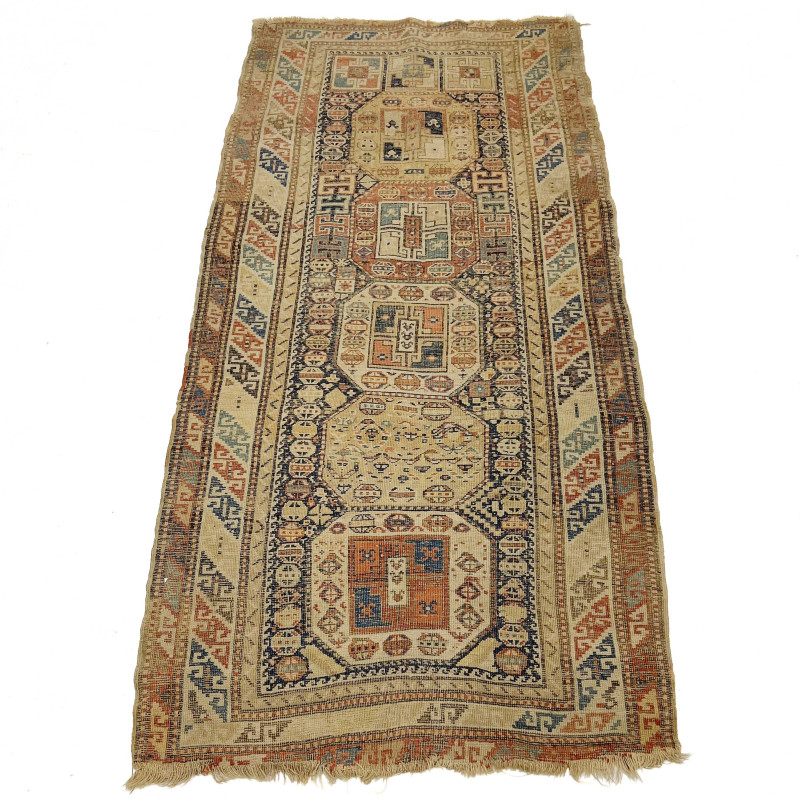 Antique Caucasian Shirvan Runner Rug