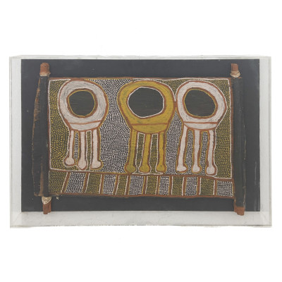 Image for Lot Tiwi Bark Painting