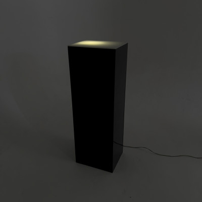 Mid-Century Modern Illuminated Acrylic Pedestal