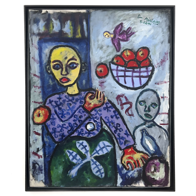 Emmanuel Merisier - Woman with Apples
