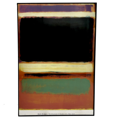 Image for Lot Oversized Rothko Moma Museum Poster