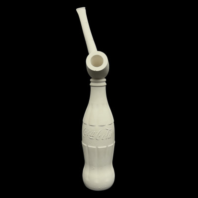 Image for Lot Urs Fischer - Coke Bottle with Dunhill pipe for Dakis Jaonnou's 75th Birthday