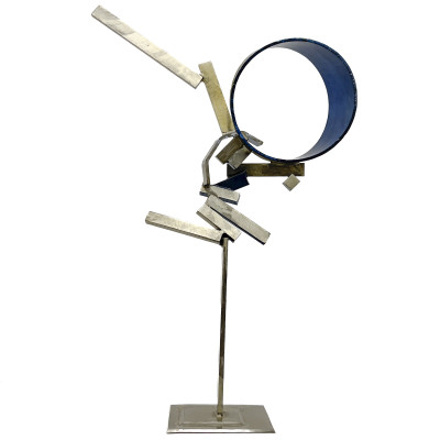 Image for Lot Jacob Grossberg - Untitled "Drawing" (Forged Steel Sculpture)