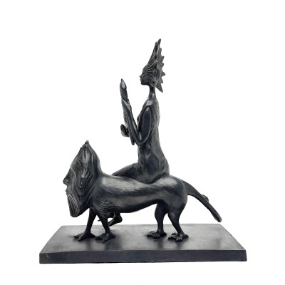 Alejandro Velasco - Untitled (Lion and Rider with Lyre)
