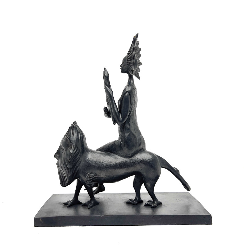 Alejandro Velasco - Untitled (Lion and Rider with Lyre)