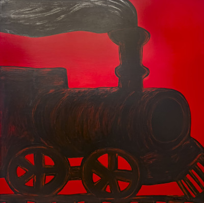 Image for Lot Eleanore Mikus - Red Barn Train