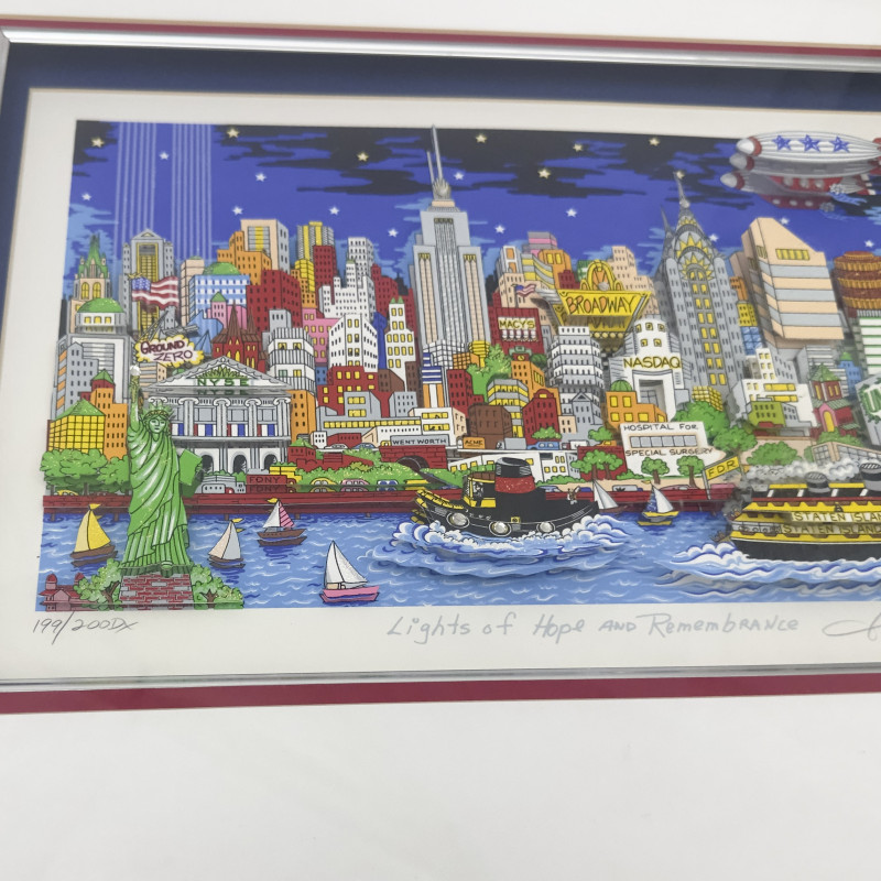 Charles Fazzino - Lights of Hope and Remembrance