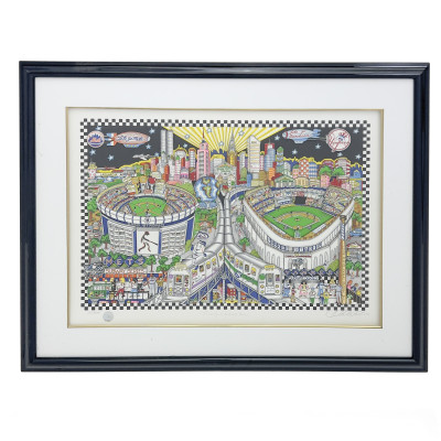 Charles Fazzino - Finally a Subway Series!