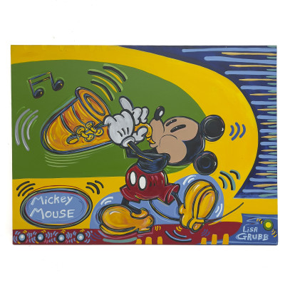 Image for Lot Lisa Grubb - Untitled (Mickey Mouse Saxophone)