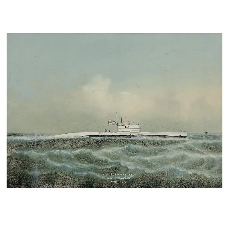 Unknown Artist - HMS Submarine L. 4