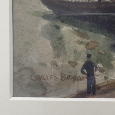Charles David Jones Bryant - Camouflaged Ship, Le Havre, France
