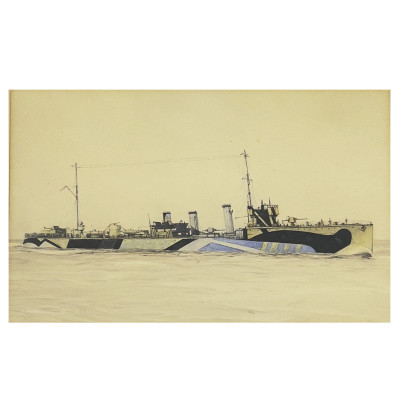 Image for Lot Gerald Maurice Burn - HMS Medea