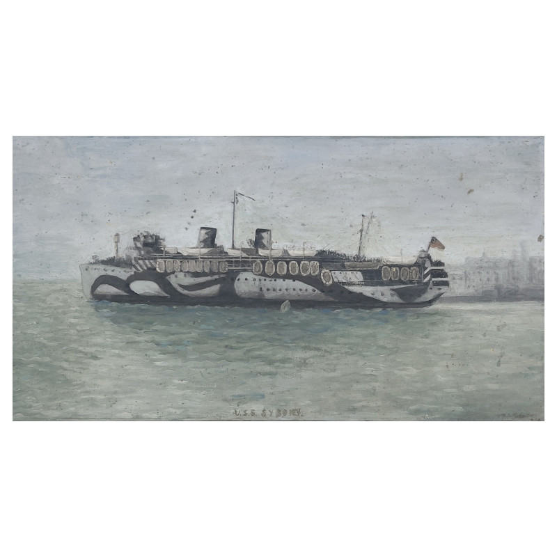 Unknown Artist - USS Syboney
