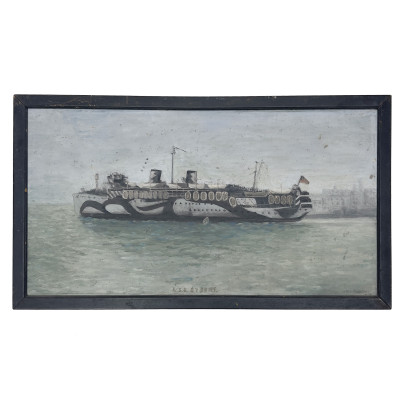 Unknown Artist - USS Syboney